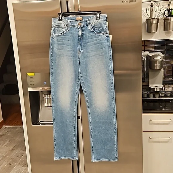 💕MOTHER💕 Ditcher Zip Flood Jeans ~ Love On The Beat 26 NWT